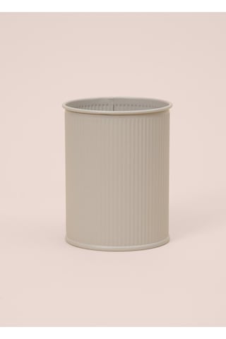 The Mia Stripe Tezgah Üstü Kaşıklık Bej 13x11 Cm Bej