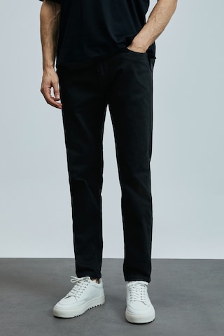 Lufian Anton Smart Jean Erkek Pantolon Slim Fit Siyah Siyah 111200206100100 Siyah