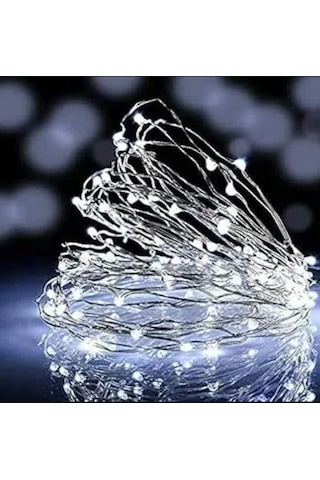 Süsleme Ledi 3 Mt Beyaz Pilli Peri Led 3 Ad Aa