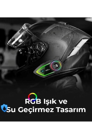 İntercoom A602x Motosiklet Bluetooth 5.3 Kask