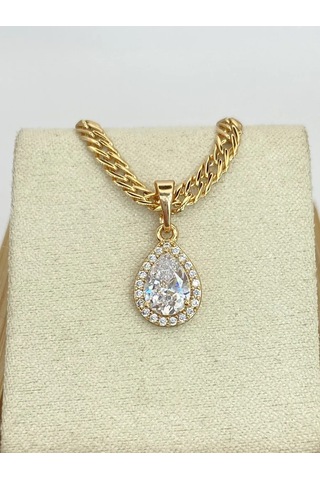 Xuping Tıbbi Alaşımdan Taşlarla Süslenmiş Kolye Ucu 323148839 Altın Rengi