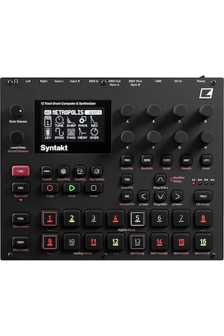 Elektron Syntakt 12 Track Drum Computer &amp Synthesizer