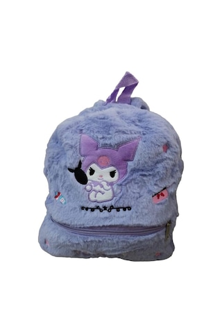 Sanrio Kawai Karrakterleri Kitty -melody -kuromi Peluş Sırt Çantası mor