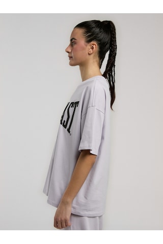Everlast Ever Classics Wmn Oversize Lila Kadın Tişört Lila