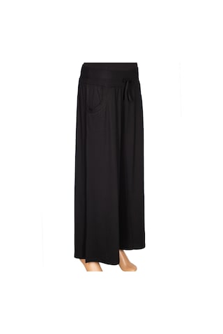 Barem Kadın Elisa Viskon Penye Cepli Spor Siyah Pantolon Etek 001