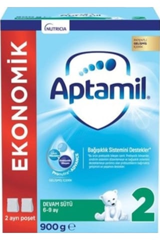 Aptamil 2 Bebek Devam Sütü 900 G