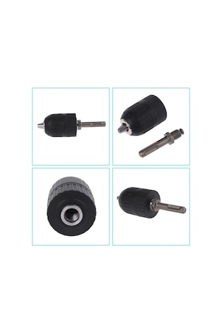 Mandren Mandrel Otomatik Anahtarsız Mandren Adaptörü Aparat Dahil 2-13 Mm