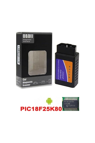 Hannah Obd Iı 1.5v Androıd İçin Bluetooth Bağlantılı Pıc18f25k80 Renault Pyren Ddt4all Carista Torque Pro