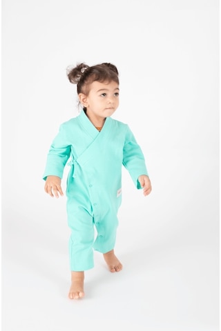 Totzee Uzun Kimono Tulum Mint Yeşili Mint