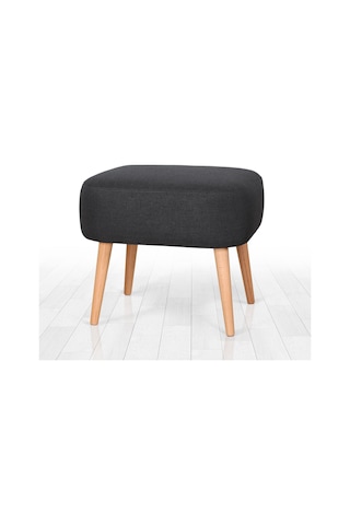 Lorencehome Parrot Puf - Koyu Gri / Lorence Home