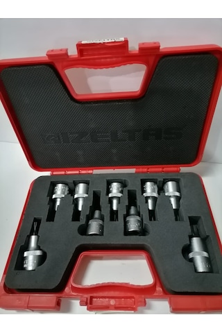İzeltaş 1/2” Lokmalı Torx Uç Takımı 9 Parça
