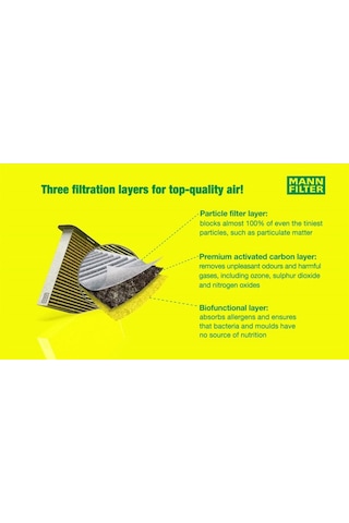 Mann Fp2939 Antibakteriyel Alerjik Polen Filtresi
