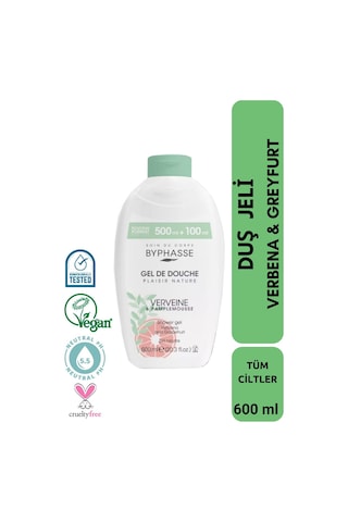 Byphasse Plaisir Natura Verbena & Greyfurt Duş Jeli 600 ML