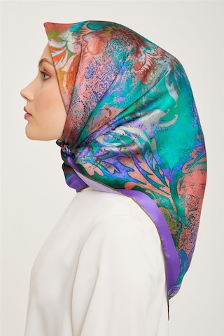 Armine Twill İpek Eşarp 23ka9041 13 Açık Mavi