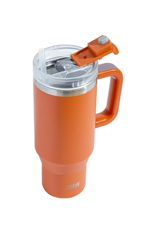 Tyeso Qq Termos Sızdırmaz Pipetli Çift Duvarlı Vakumlu 1200ml TS-8868T Turuncu