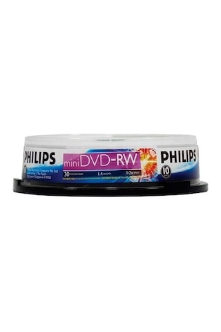 Philips Mini Kamera Dvd Si 1.4 Gb 10 Lu Paket Tekrar Yazılabilir