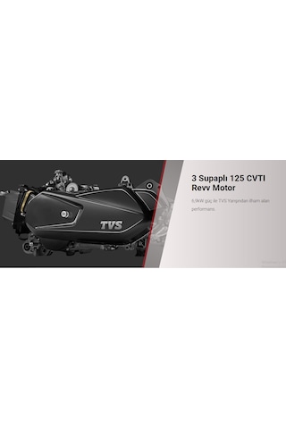 Tvs Ntorq 125 Motosiklet Mavi