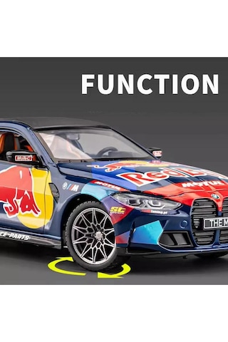 Scowetto Bmw M4 Diecast Model Araba Bmw M4 Redbull Yarış Arabası