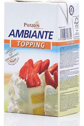 Puratos Ambiante Şekerli Sıvı Şanti 1 L