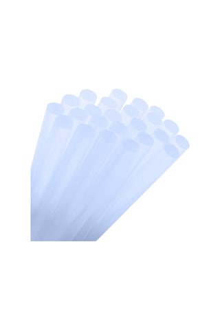 Sıcak Silikon Çubuğu 1 KG 7 MM-30 CM Mum Silikon İnce Uç Şeffaf