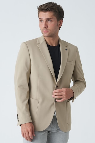 White Stone Belfast C4010 Slim Fit 6 Drop Ceket Bej-bej Bej