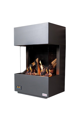 Revega H50ab Uzaktan Kumandalı Hermetik Doğalgazlı Şömine Soba