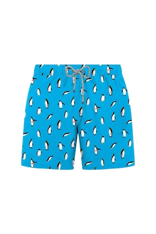 John Frank Erkek Deniz Şortu jfsssw49-penguin-blue-13109 001