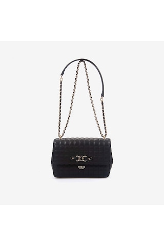 Guess Nadira Kapitoneli Mini Çapraz Çanta Hwqg8424210 Siyah