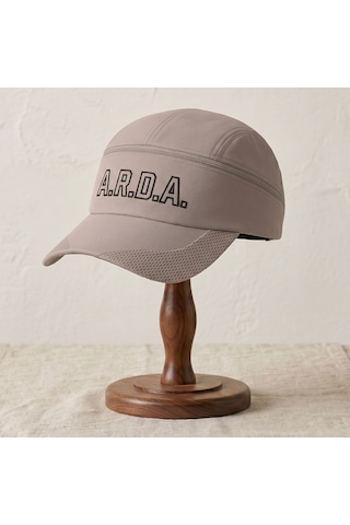 Bk Gift Kişiye Özel İsim Nakışlı Unisex Tenis Şapkası Krem Mikro Kumaş Ayarlanabilir Metal Tokalı