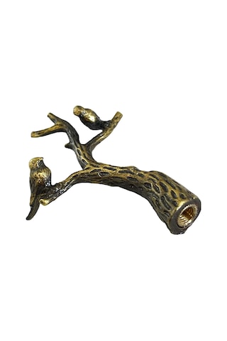 Royal Designs Ağaçtaki Küçük Kuşlar 7,62 Cm Lamba Gölgeliği İçin Lamba Tepesi, Antika Pirinç