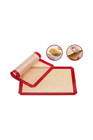 Orret Home Silikon Pişirme Matı, Yıkanabilir Yanmaz Pastacılık Fırın Matı - Isıya Dayanıklı, Çok Renkli, 30 X 40 Cm Sku: Smg8690010529244 Ahşap