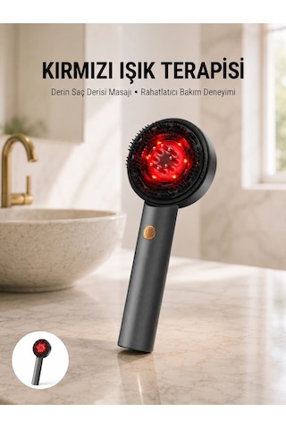 Saç Büyüme Destekleyici Elektrikli Masaj Tarak Yağ Aplikatörlü Yeni Nesil