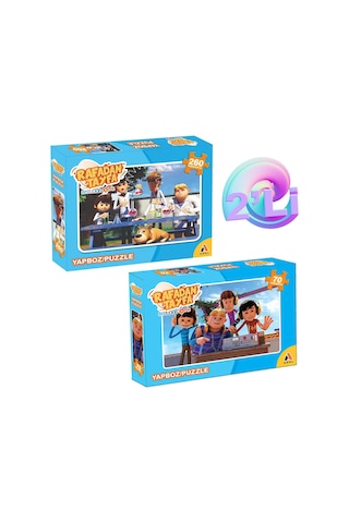 Rafadan Tayfa 260+70 Parça 2 Li Lisanslı Puzzle/Yapboz Set