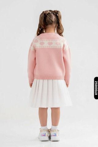 Xo Kids Kız Çocuk Elbise 4-12 Yaş 2004 Pembe