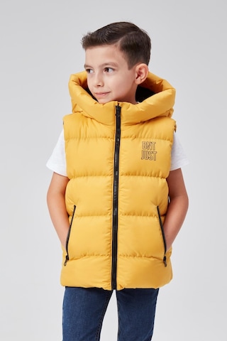 Benitto Kids Kapüşonlu Erkek Çocuk Şişme Yelek 51311 Hardal