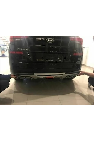 Hyundai Tucson Arka Tampon Koruması Difüzör 2018-2021