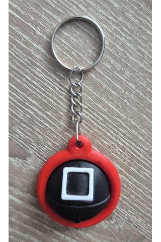 Squid Game Temalı Anahtarlık Seti - 3 Adettir