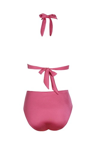 Endeep Beria Kadın Yarım Dolgulu Parlak Pembe Bikini Takımı Parlak Pembe
