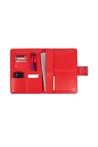 Bags Prime Organizer Tablet Kılıfı 13" İnç İpad Pro & İpad Air Evrak Çantası - Kırmızı