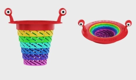 Renkli 6 Kademeli Lavabo Süzgeci 4741 Adaçayı