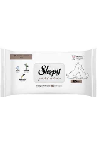 Sleepy Petcare Evcil Hayvan Islak Havlusu 24 x 60'lı 1440 Yaprak