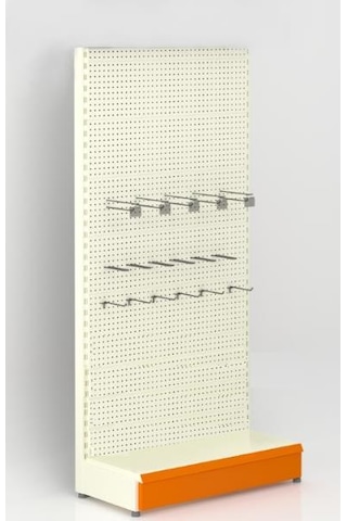 Hırdavat Ünitesi Duvar Rafı - Delikli Pano Rafı 60 Cm-40a Galvaniz