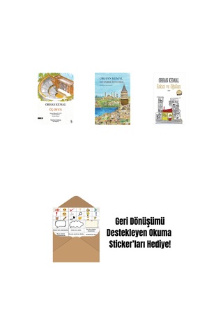 Üç Oyun + İstanbul İstanbul Ciltli + Eskici Ve Oğulları Midi Boy + Okuma Sticker'ları