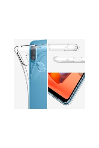 Spigen Samsung Uyumlu Galaxy M11 / A11 İle Uyumlu Kılıf Liquid Crystal Sararmaya Dayanıklı İnce Şeffaf Kapak - Acs00856 Spigen Tr Garantili