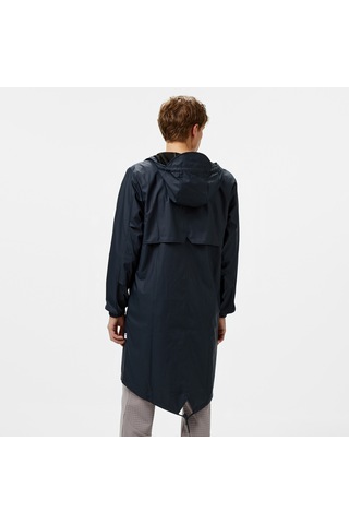 Raıns Rains Fishtail Parka W3 Unisex Lacivert Yağmurluk