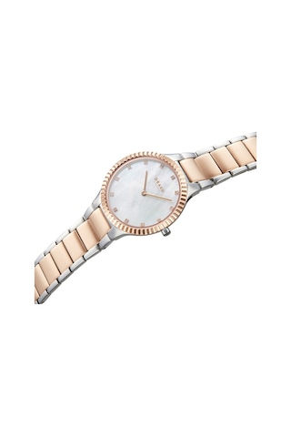 Obaku Denmark V292lxzwsh Quartz Çelik Rose/gri Sedef Kadran 31 Mm Kadın Kol Saati Gri