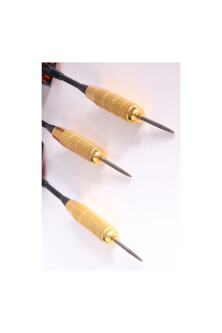 Delta 20 Gr. Dart Oku 3 Lü Set - Çelik Uç + Pirinç Gövde + Renkli Kanat - Dart Oku Seti