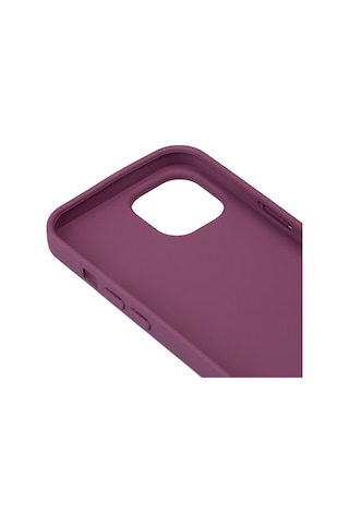Apple Uyumlu iPhone 15 Plus Kılıf Zore Biye Silikon-mor Mor