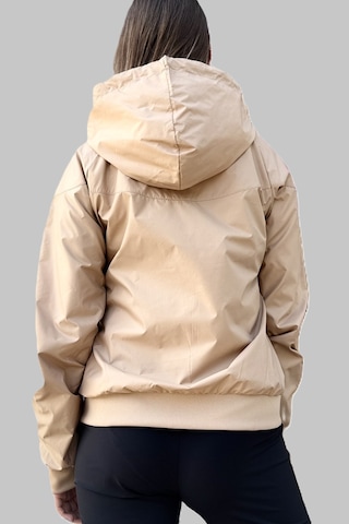 Nike Sportswear Windrunner Jacket Kadın Kapüşonlu Spor Ceket Bej Bej