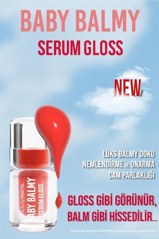 Pastel Show By Baby Balm Serum Gloss 36 Catchy Dudak Parlatıcısı 36